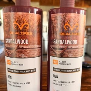 Realtree Sandalwood Men's 3-in-1 Wash - Brown and Orange Accents